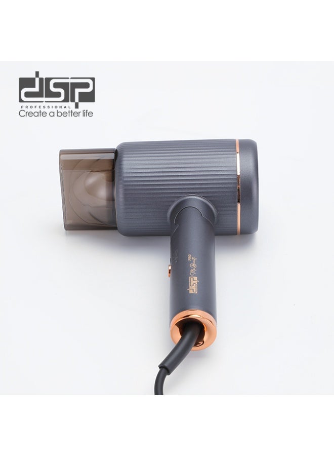 دي اس بي مجفف شعر محمول احترافي من دي إس بي بقوة 2000 واط مع وظيفة الهواء البارد - سرعة عالية 18000 دورة في الدقيقة، سرعتان و3 إعدادات للحرارة، مجفف شعر صغير الحجم مناسب للسفر - Image 5